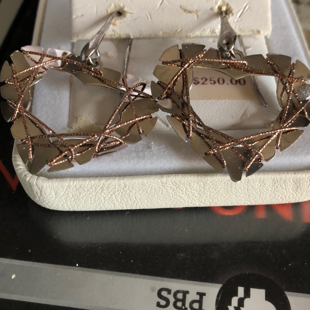 Sterling silver heart earrings